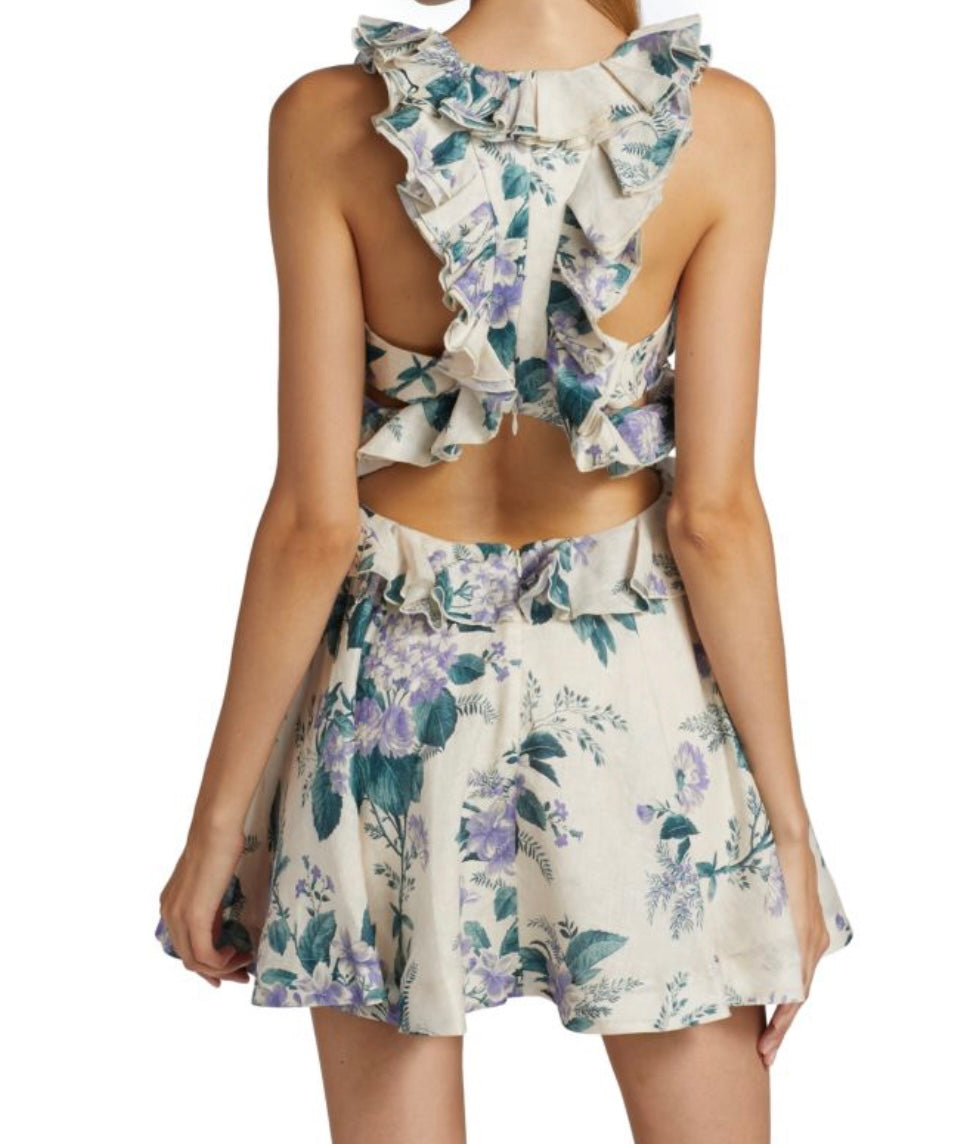 ZIMMERMANN
Cassia Floral Linen Minidress