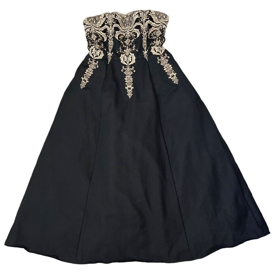Marchesa Notte Embroidered Gown