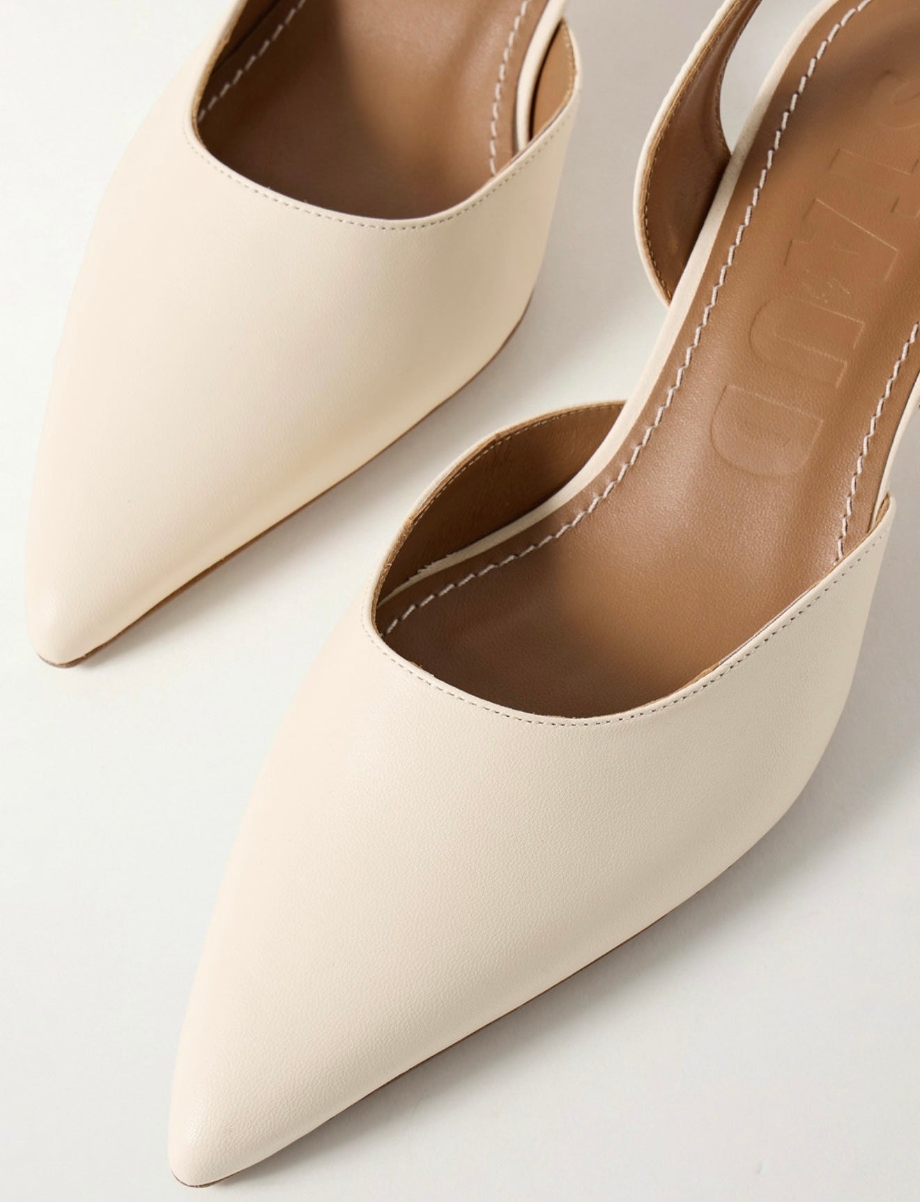 Staud - Sebastian Leather Sling-backs