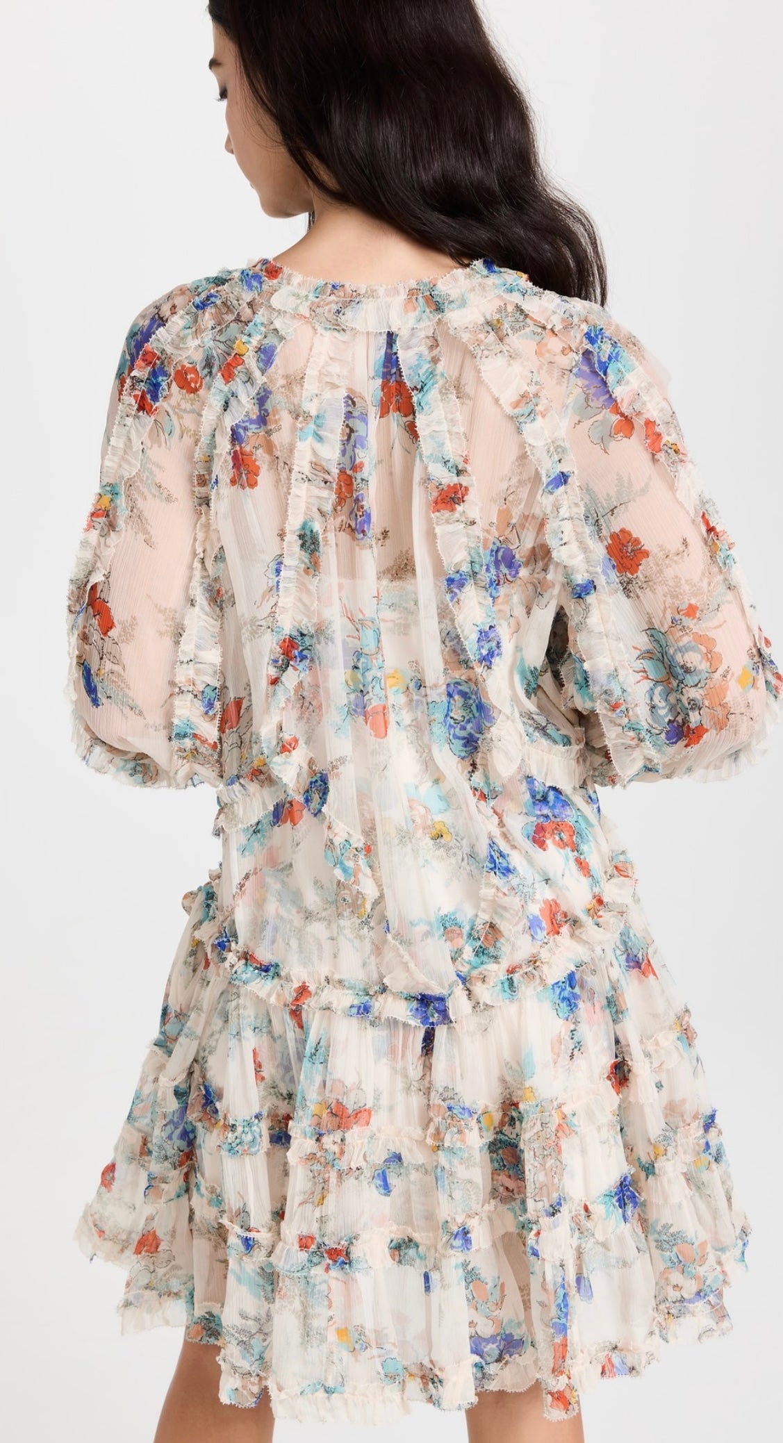 Zimmermann
Clover Frill Billow Mini Dress