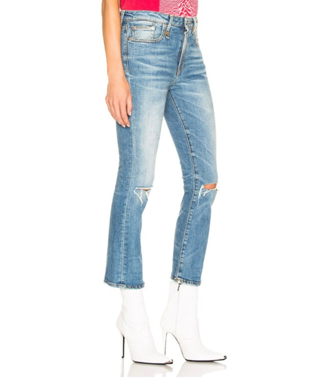 R13 Kick Fit Jeans in Drew Stretch