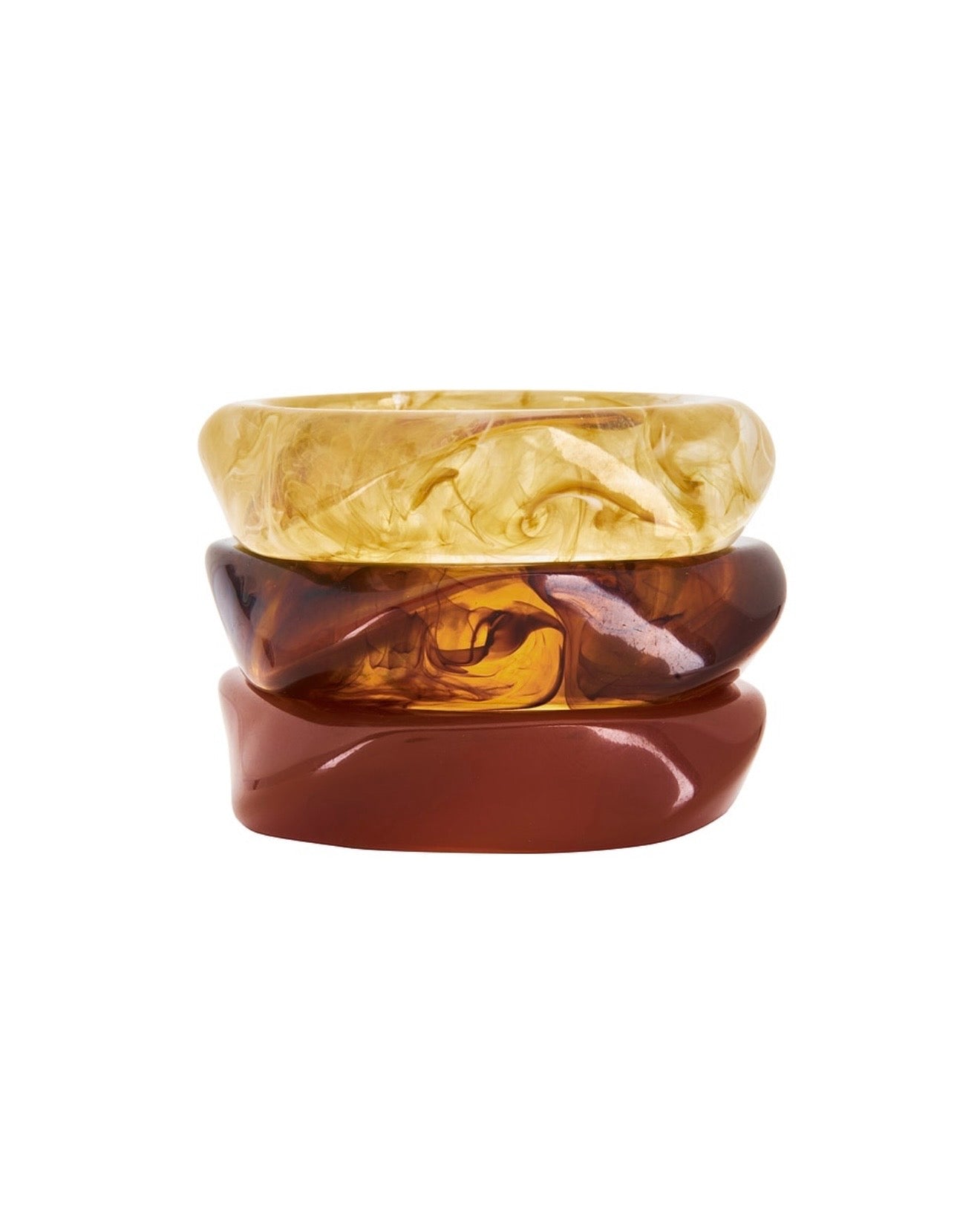 LUV AJ - The Formentera Bangle Set in Tortoise