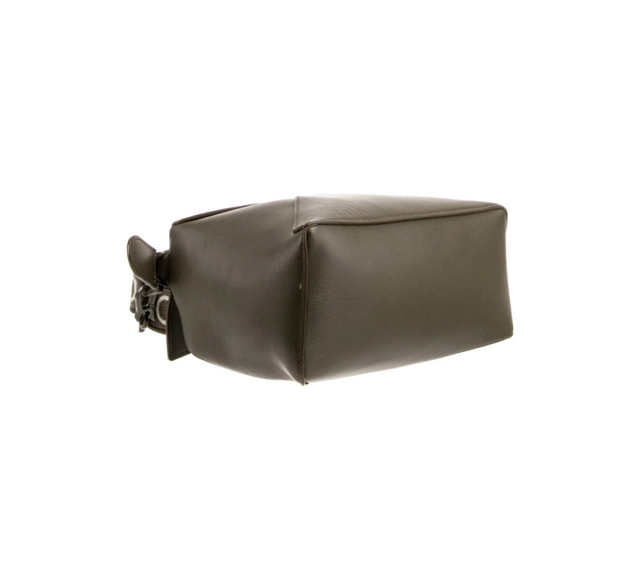 LOEWE - DARK KHAKI GREEN SMALL PUZZLE BAG