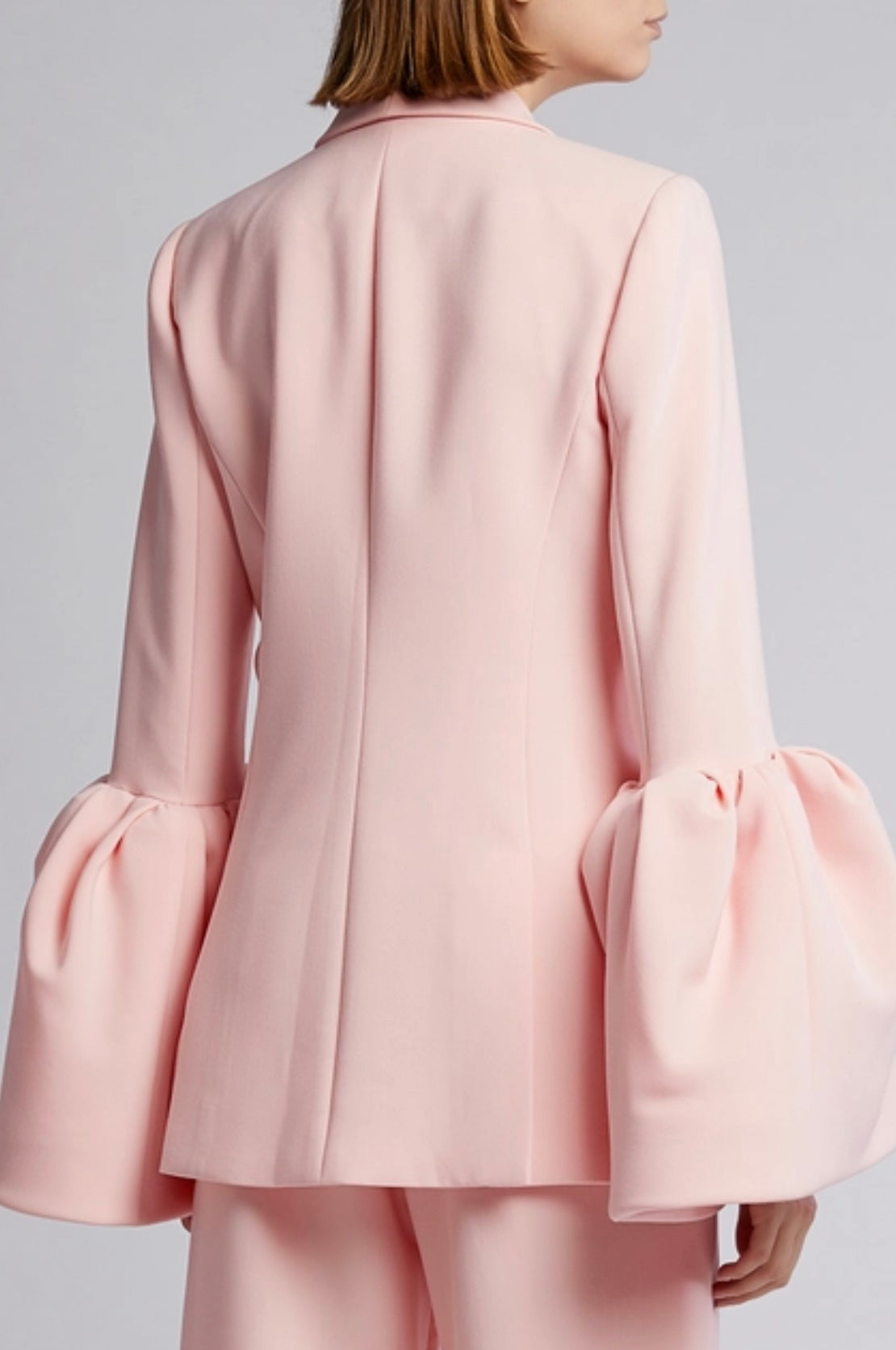 PRABAL GURUNG
Tulip-Sleeve Crepe Blazer