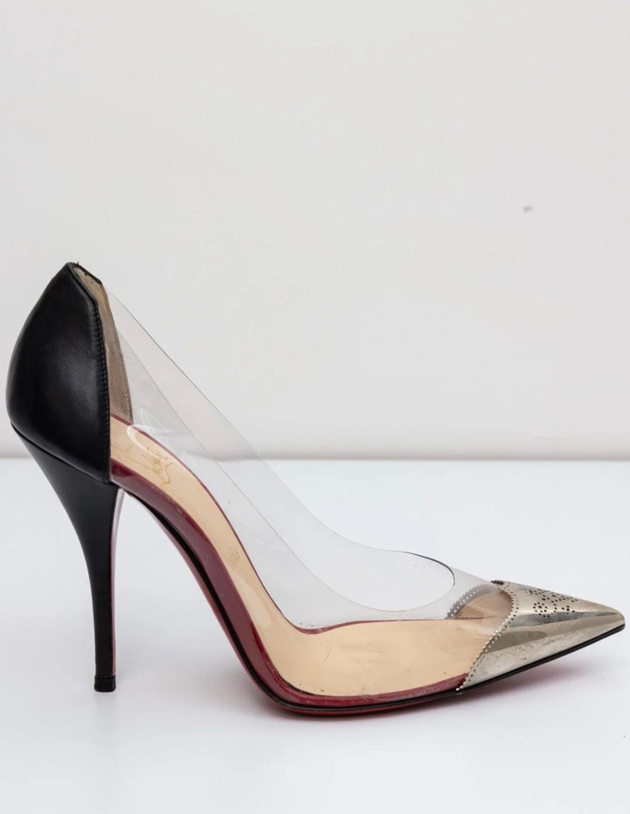 CHRISTAIN LOUBOUTIN PVC 100 pumps