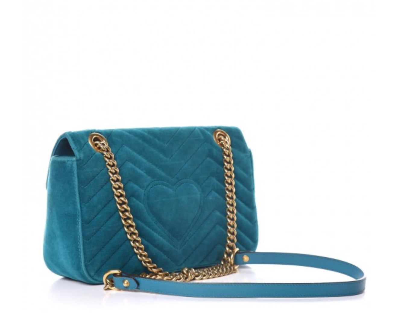 GUCCI
Velvet Matelasse Small GG Marmont