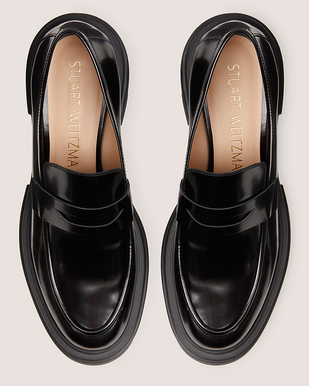 STUART WEITZMAN black loafers