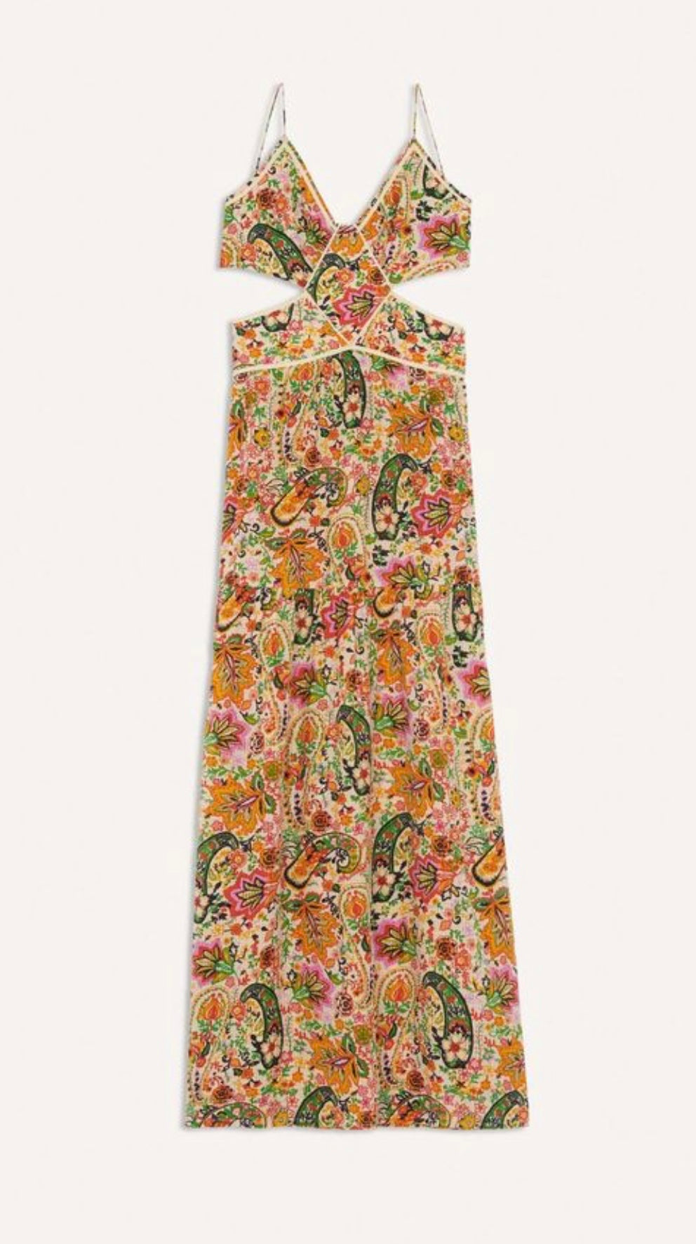 BA&SH Baloma Patterned Maxi Dress