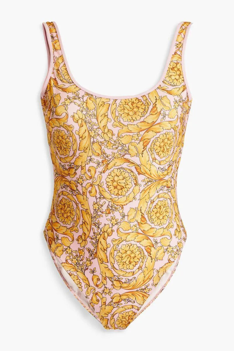 VERSACE printed one peice swimsuit