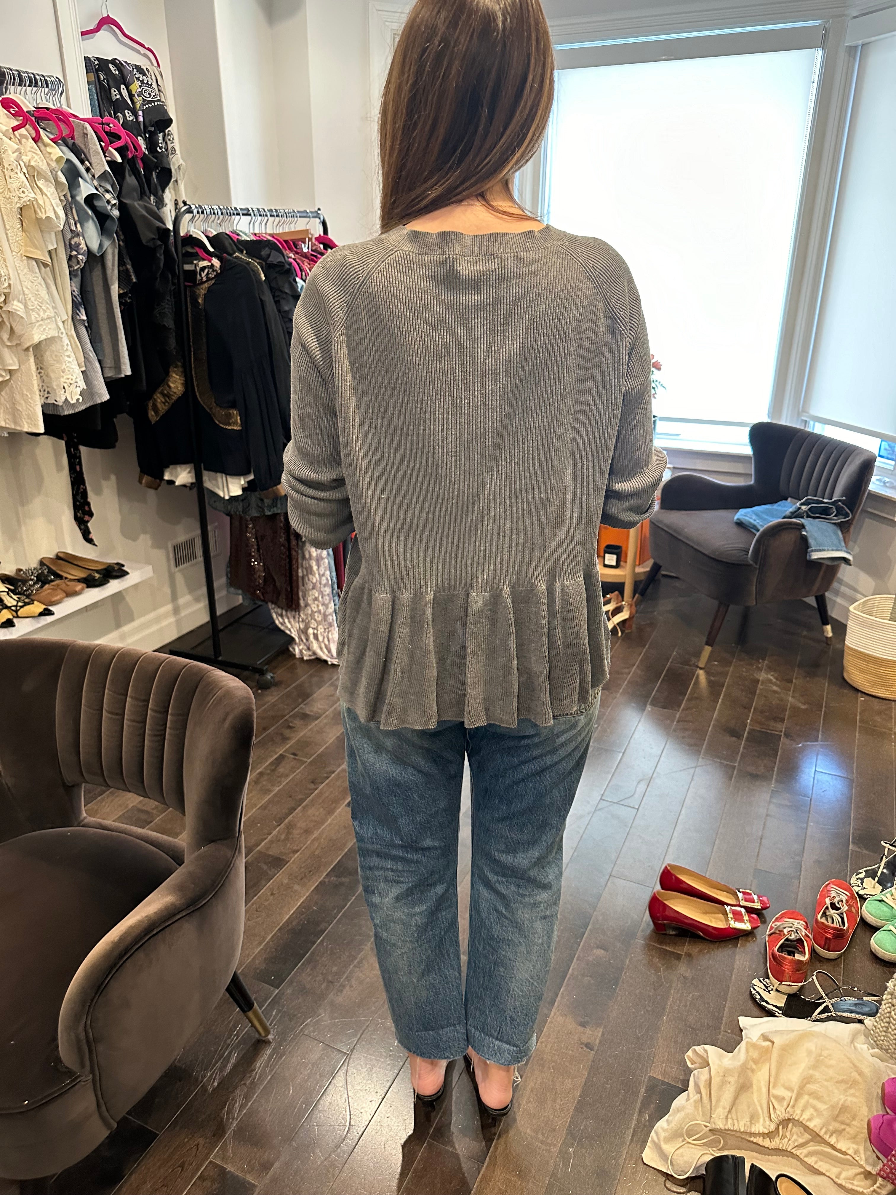 Dries Van Noten- Grey Crewneck