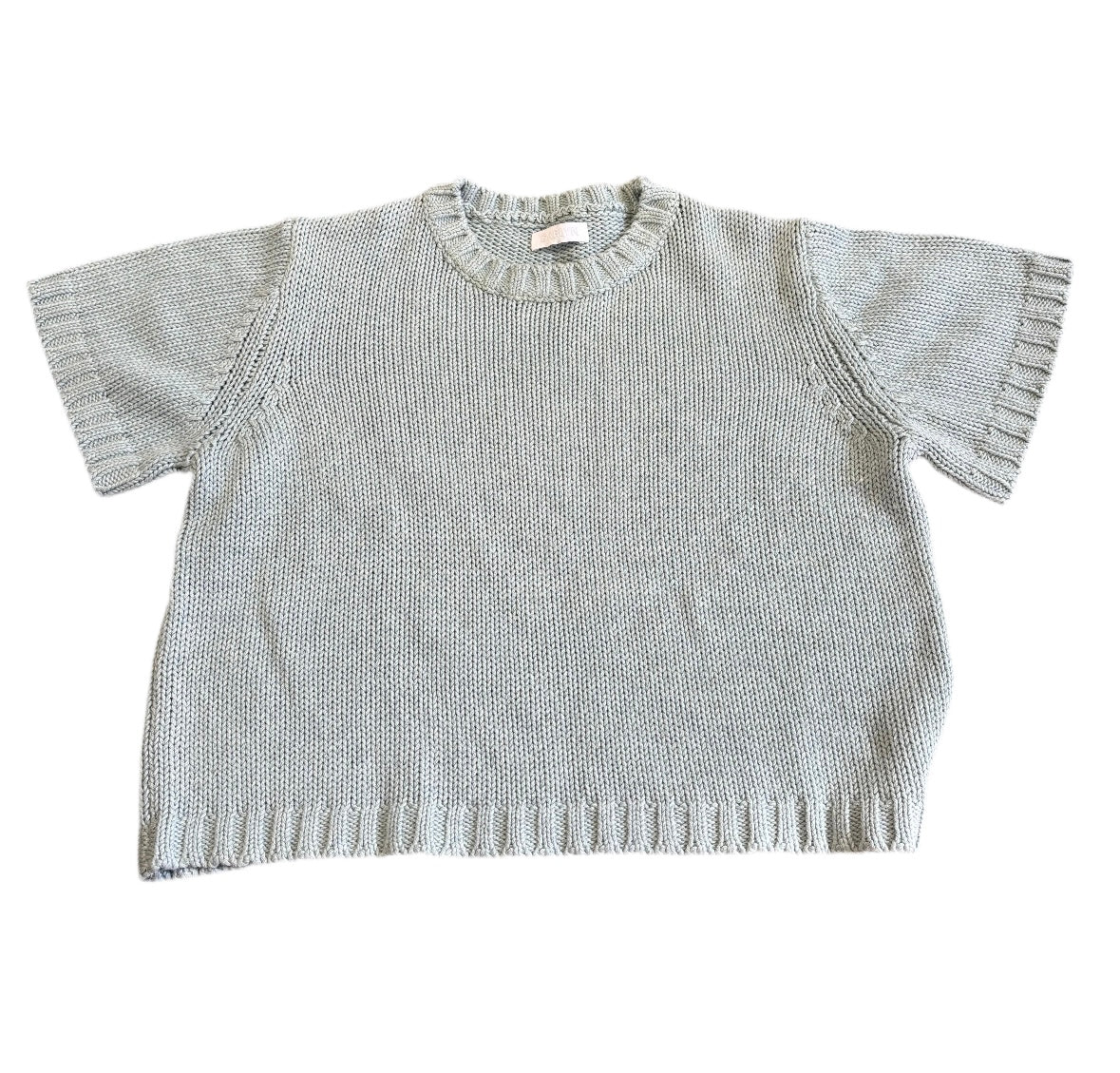 SABLYN light teal knit tshirt