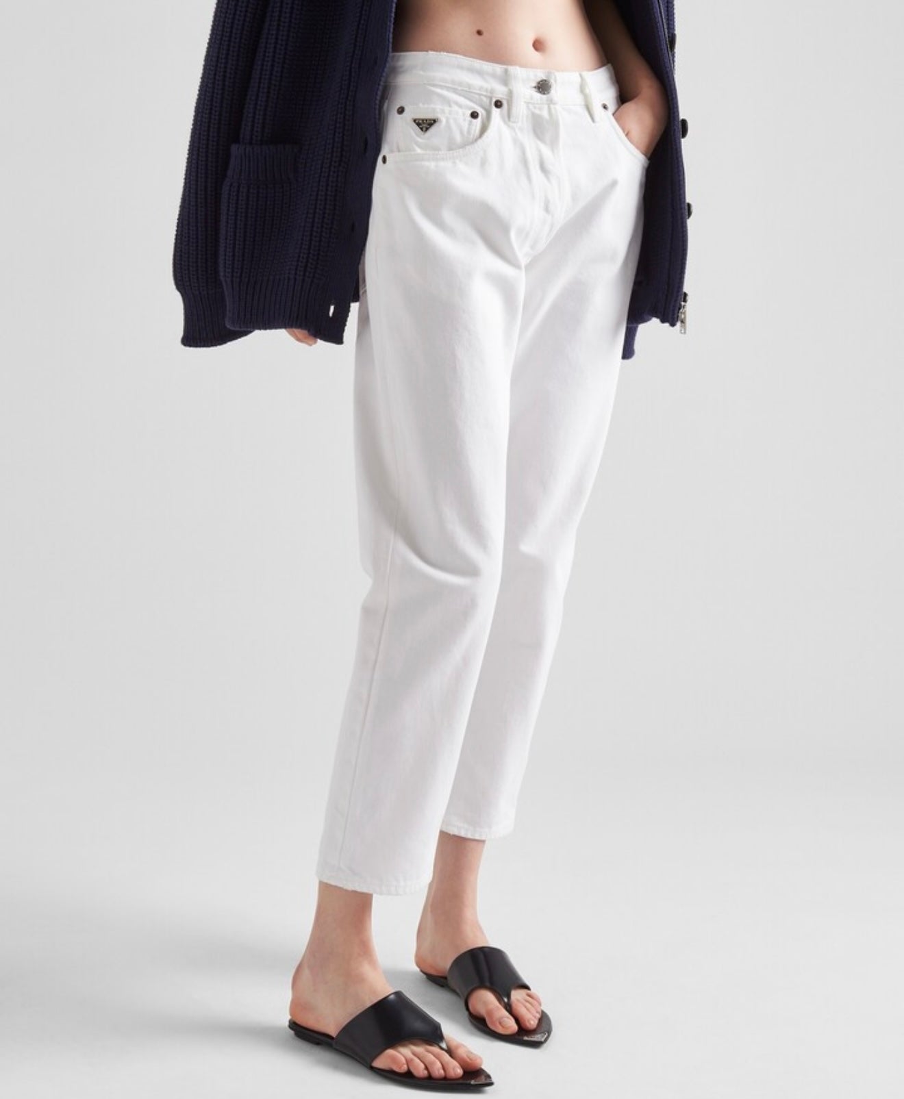 Prada Five-pocket Bull Denim Jeans