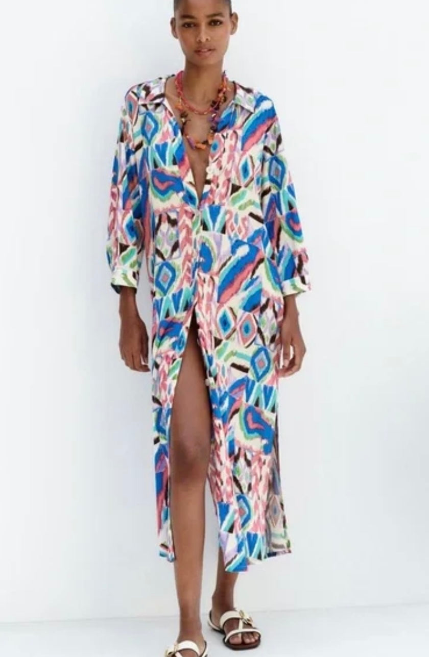 ZARA - Printed Tunic Dress