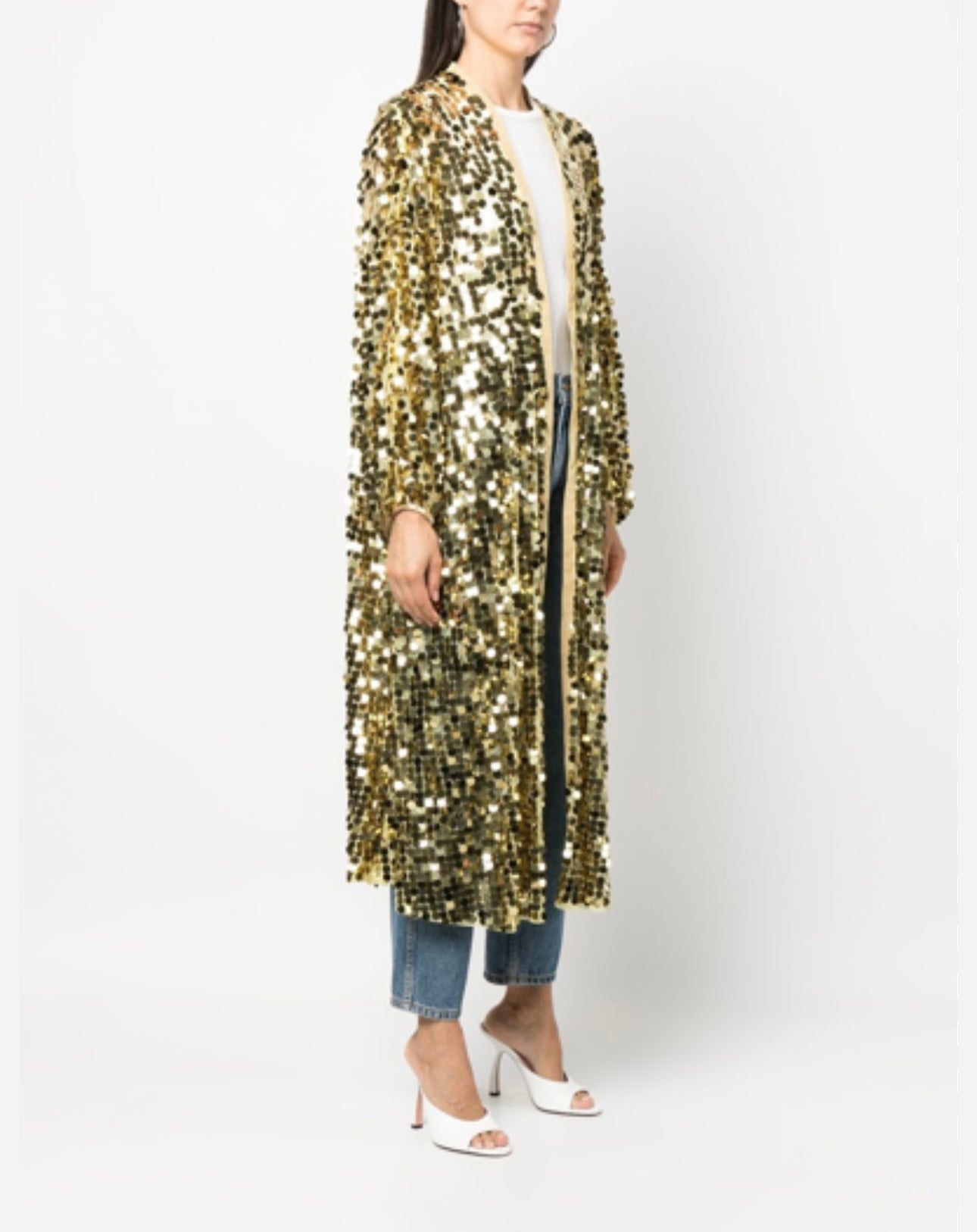 FORTE FORTE - SEQUIN EMBELLISHED COAT