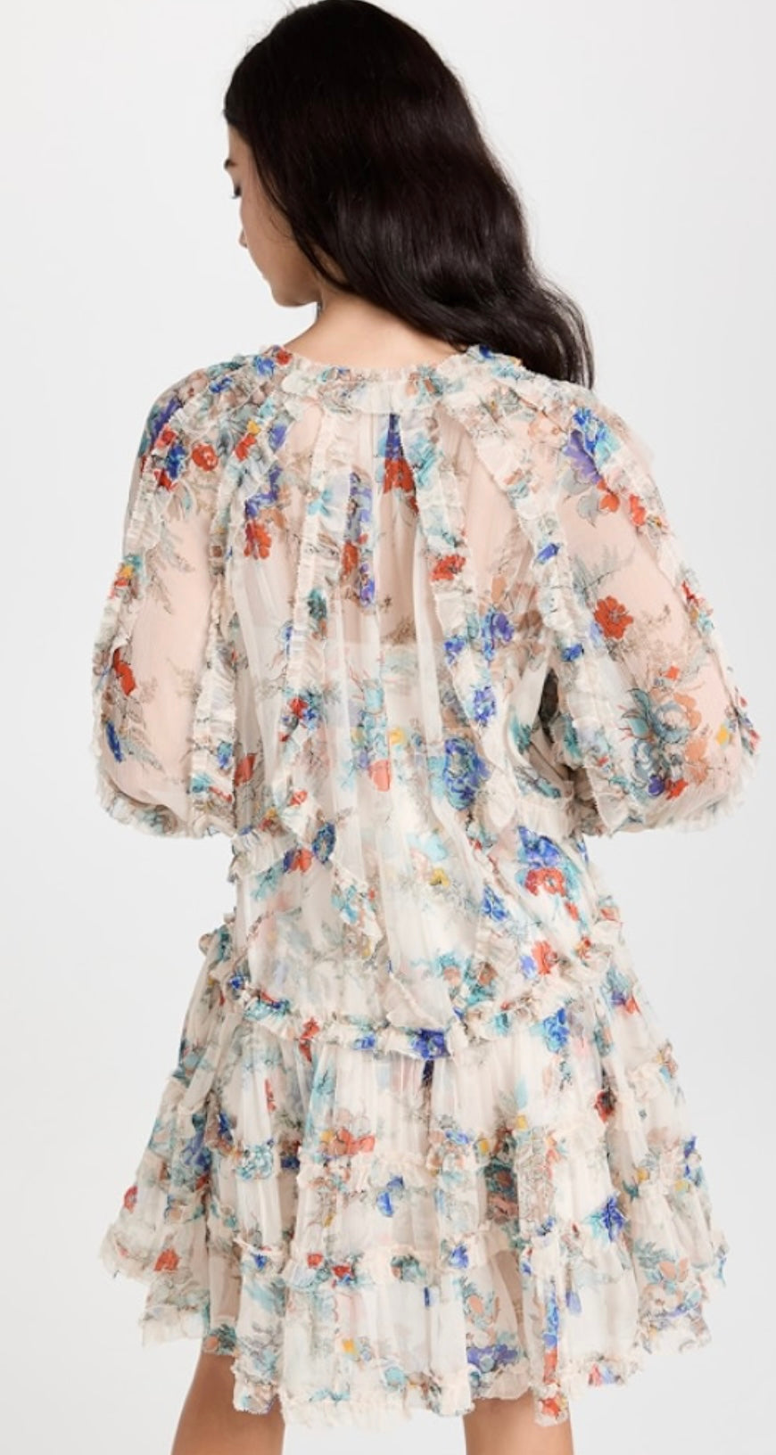 Zimmermann
Clover Frill Billow Mini Dress