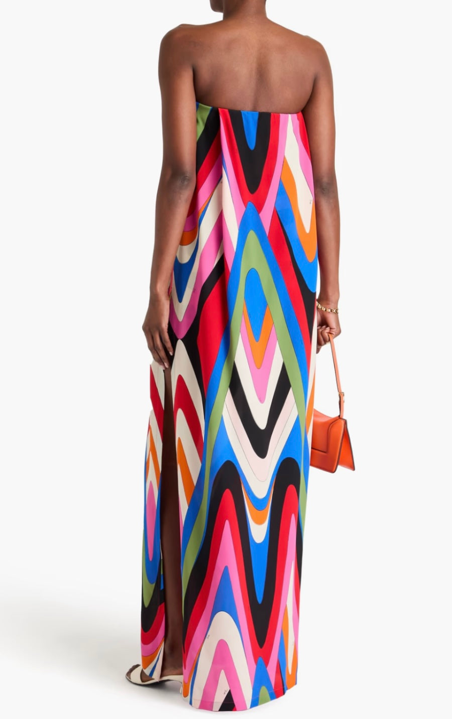 Pucci
Silk Moiré printed long dress