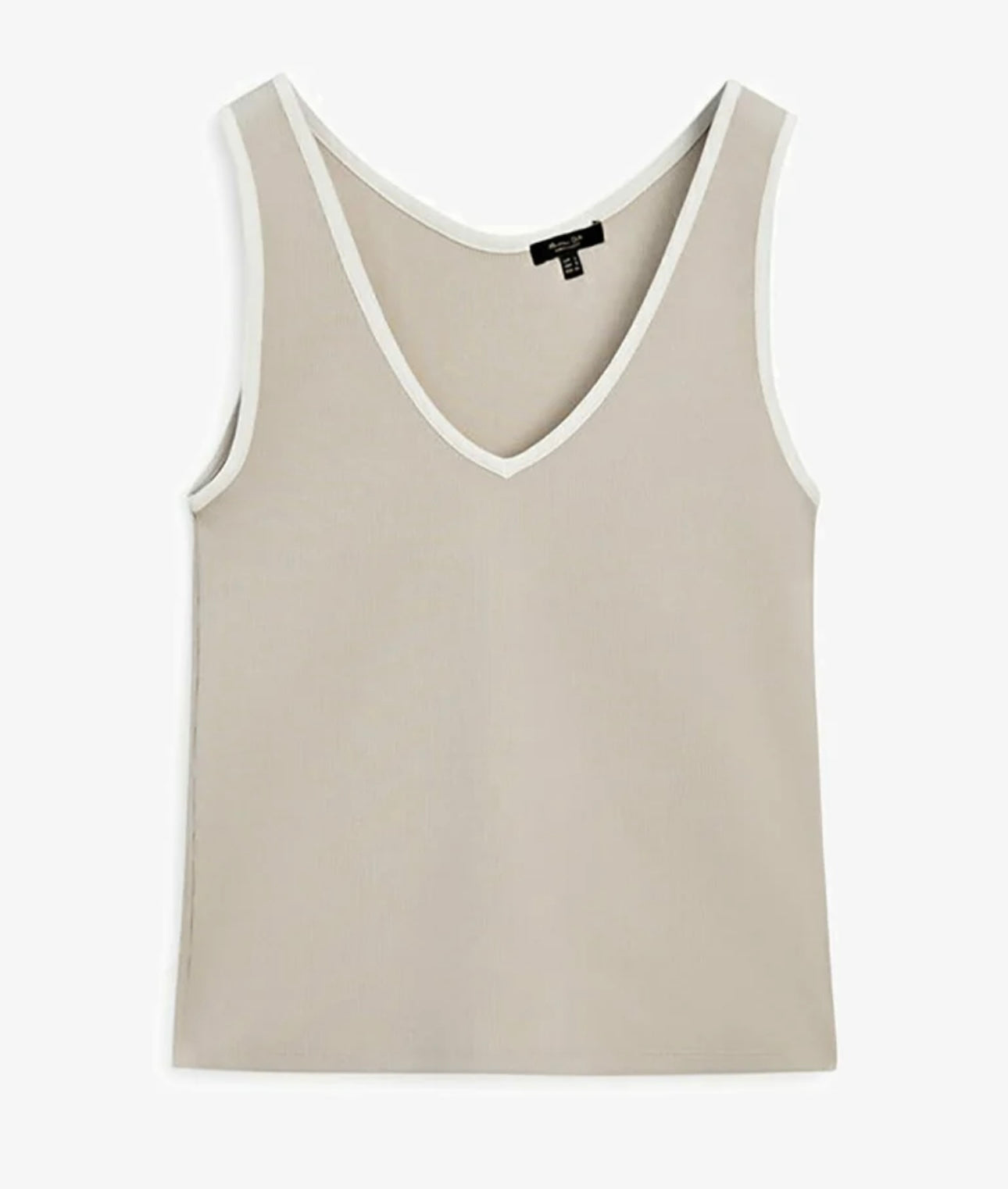 Massimo Dutti
WITH CONTRAST V-NECK - Débardeur