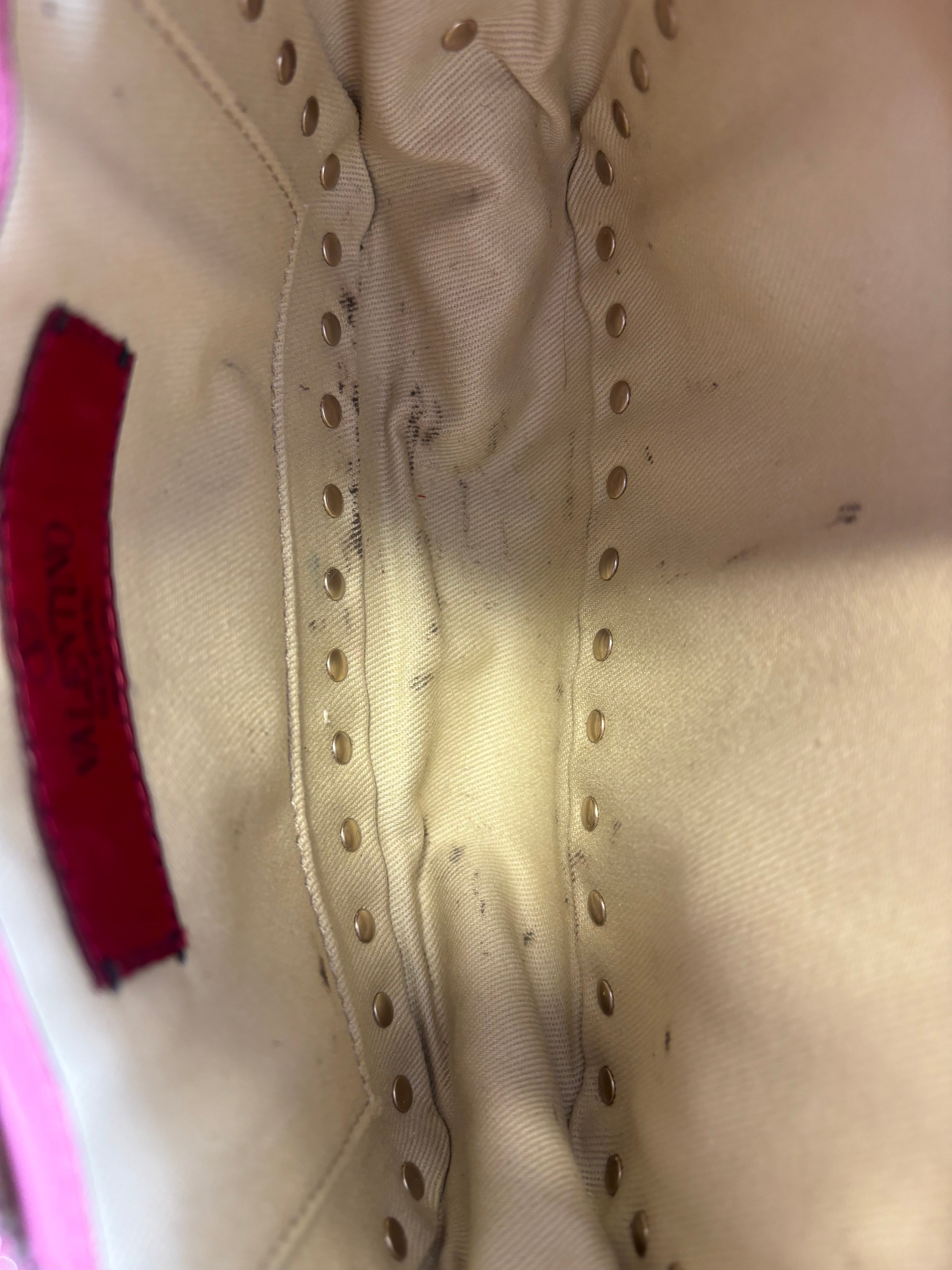 VALENTINO pink rockstud small crossbody bag
