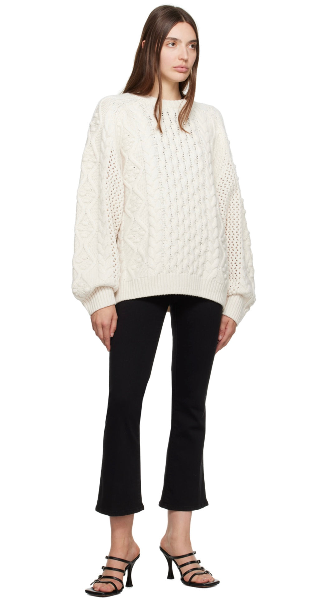 FRAME - Black “Le Crop Mini Boot” Jeans