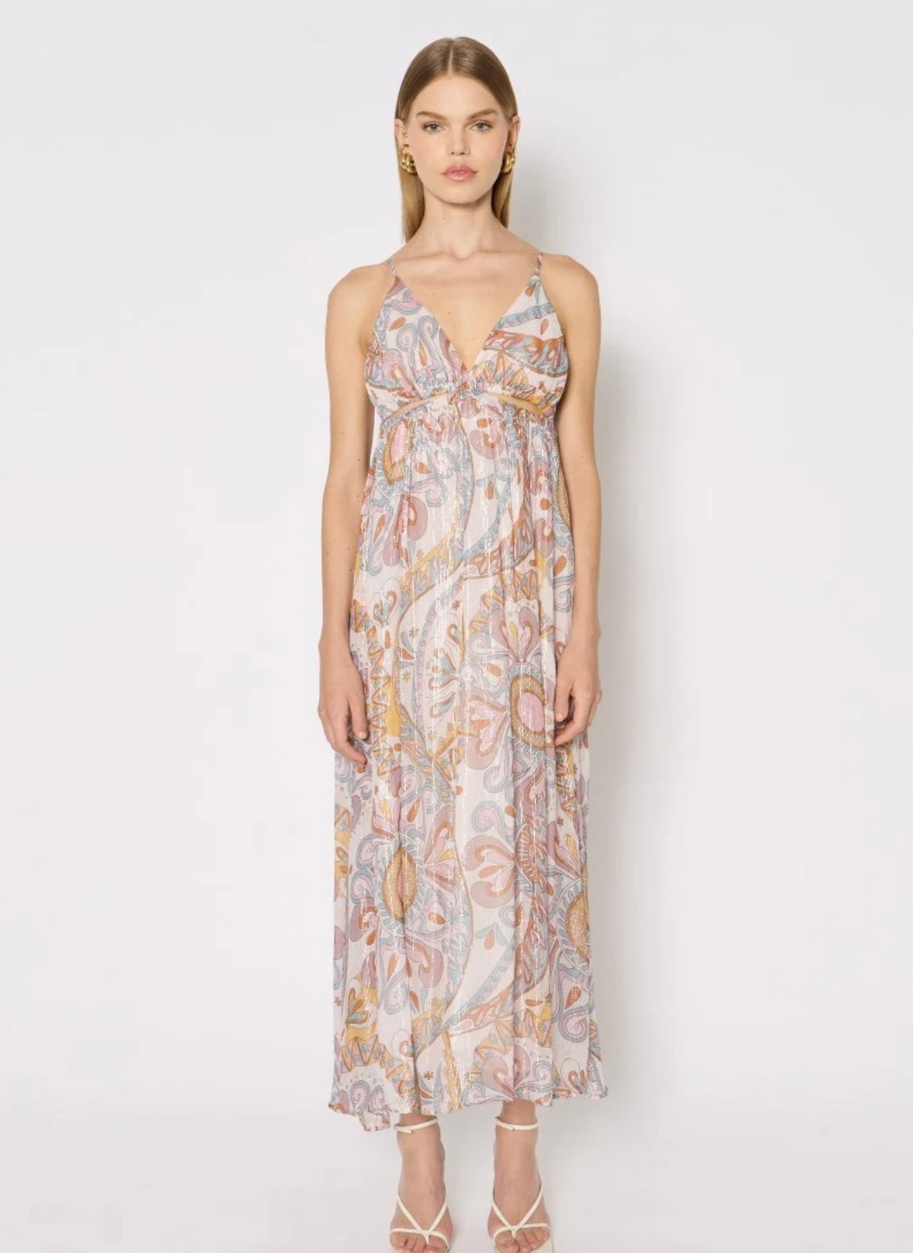 BERENICE Raven, Stapless Long Flowing Dress, 36