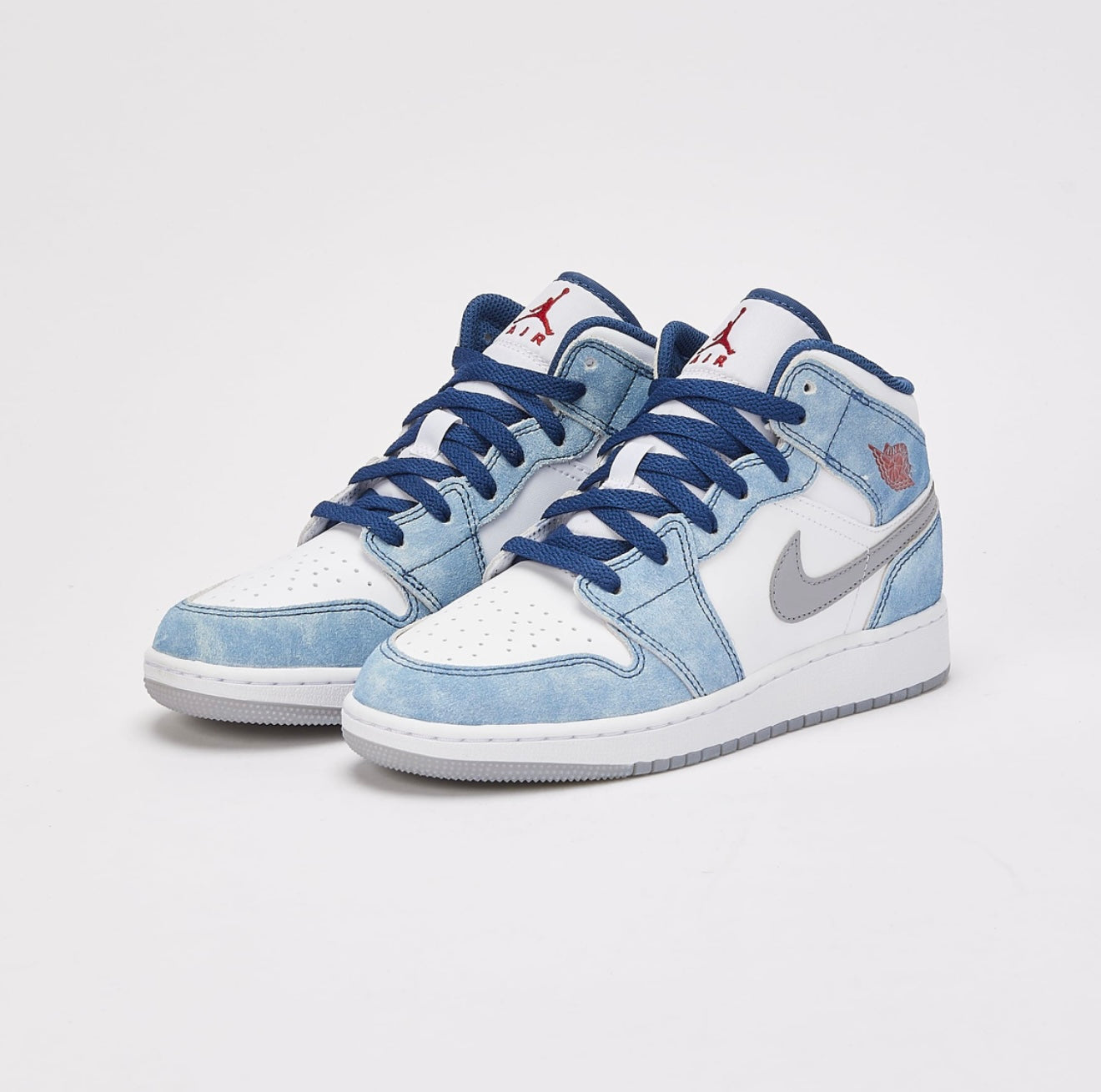 Jordan Kids Air Jordan 1 Mid SE "French Blue" sneakers