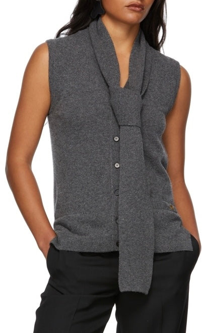Recto Knit Sweater Vest + Scarf