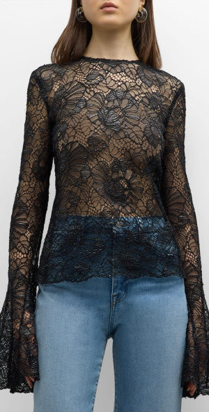 Frame Lace Blouse