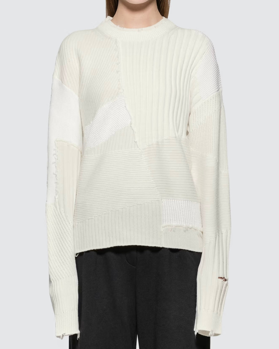 HELMUT LANG
MILITARY GRUNGE OVERSIZED CREW