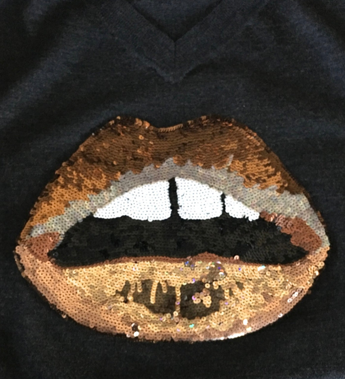 Markus Lupfer - Sequin LIPS Sweater