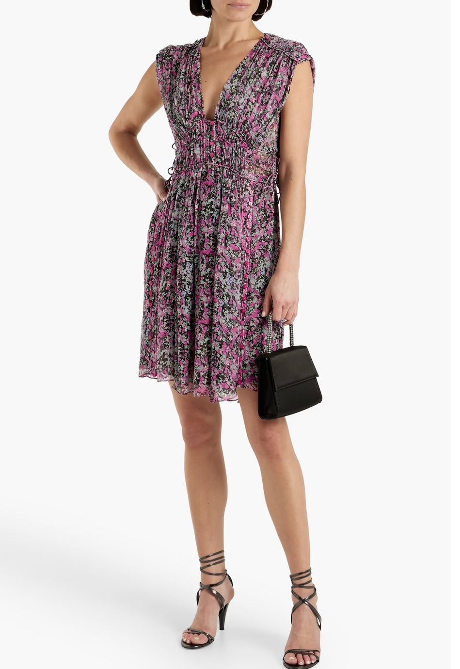 ISABEL MARANT
Oaxoli gathered floral-print silk-crepon dress