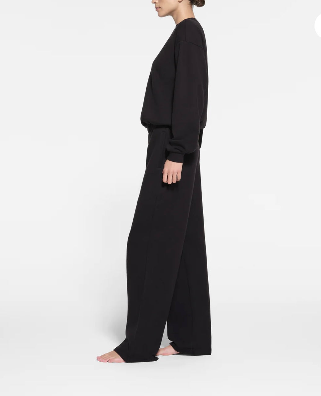 SKIMS- Classic Straight Leg Cotton Pant