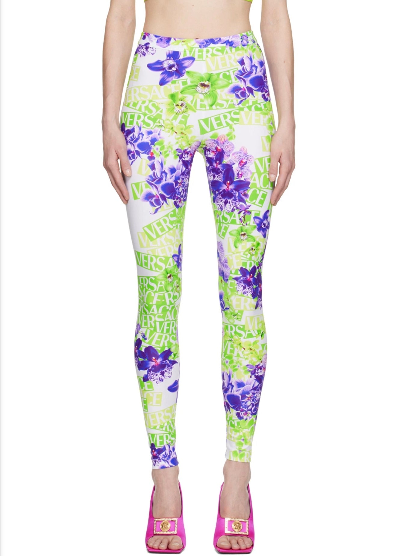 Versace Orchid Leggings
