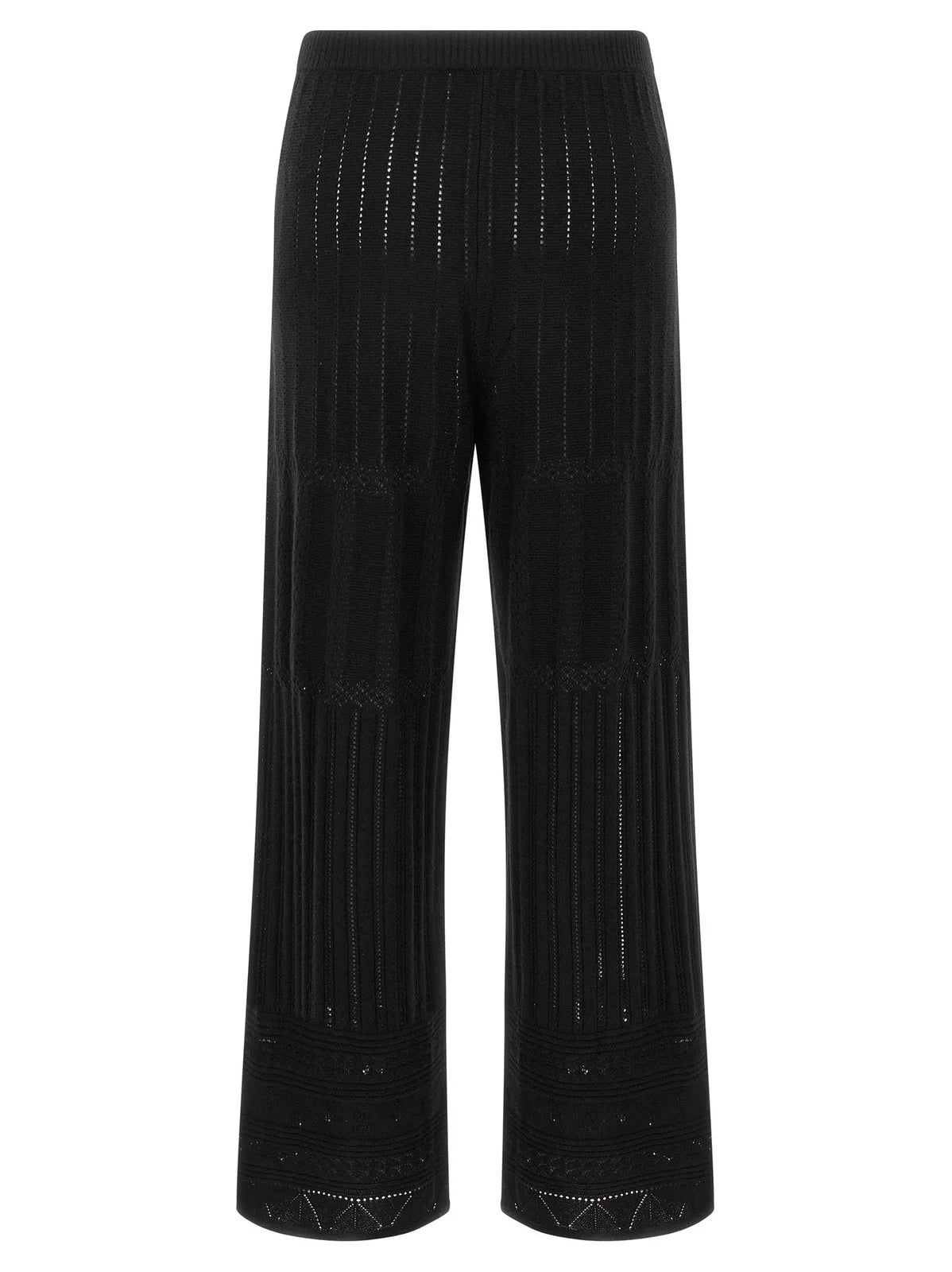 ERES black knit wool blend pants, beach cover up