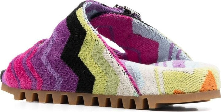 MISSONI chevron zig zag sandal/slipper