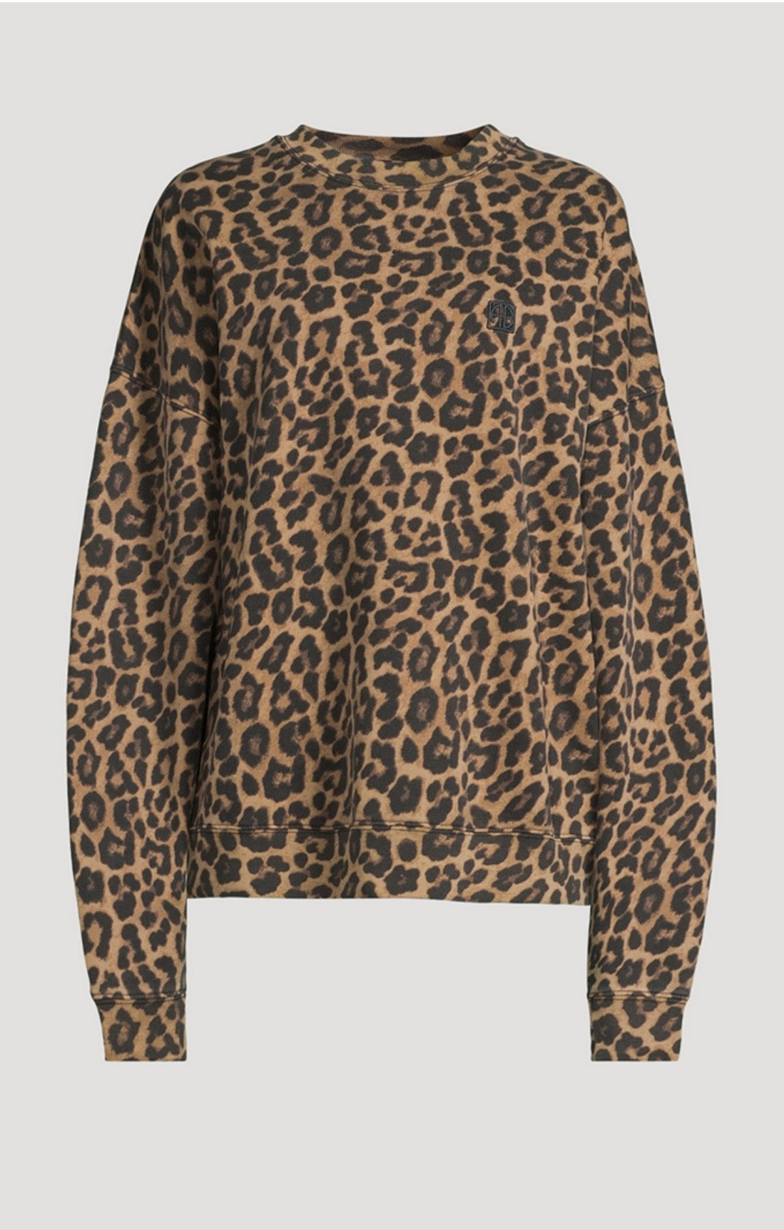 ANINE BING
Miles Sweatshirt In Leopard Print