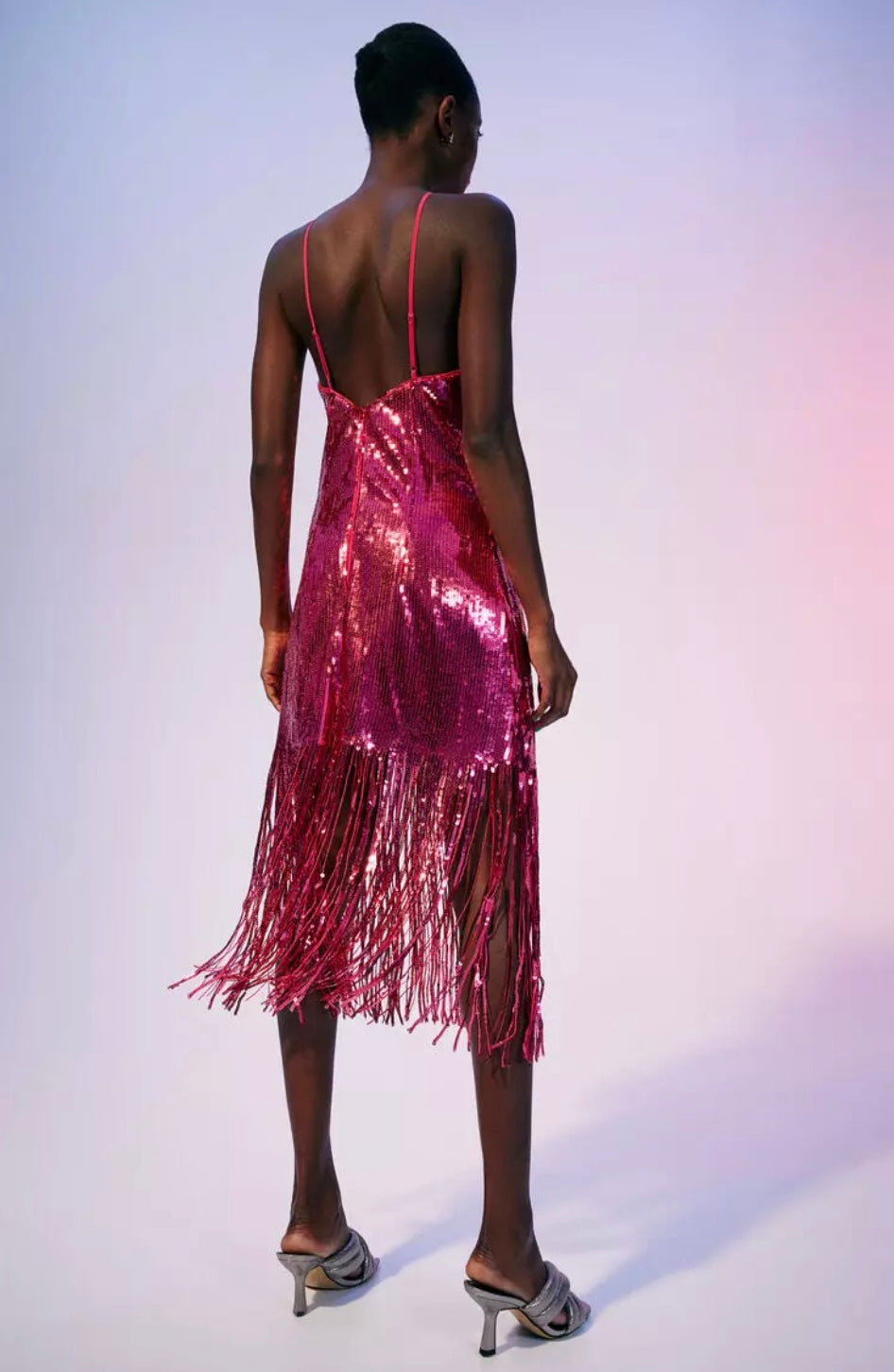H&M - Sequin & Fringe Dress