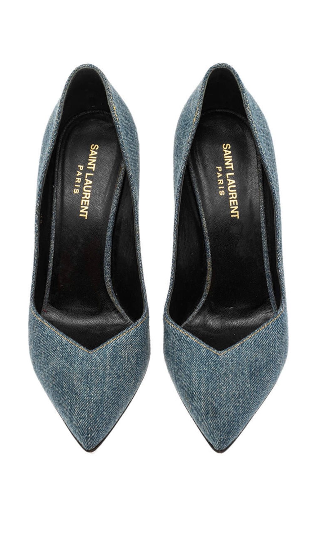 SAINT LAURENT denim pumps