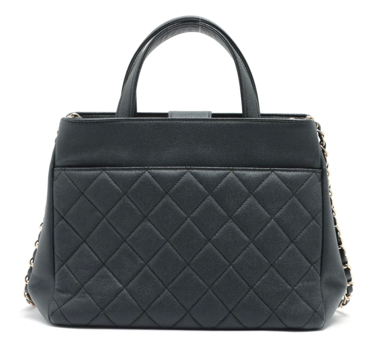 Pre-Loved Chanel™
- Black Caviar Small Shopping Business Affinity Tote