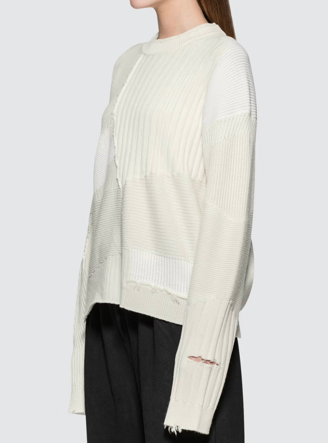 HELMUT LANG
MILITARY GRUNGE OVERSIZED CREW