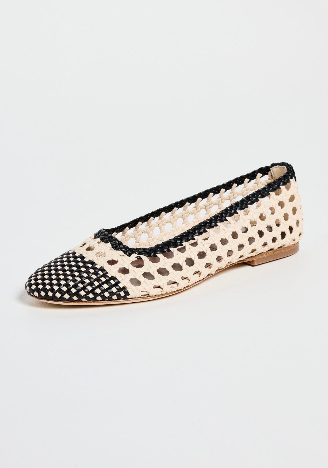 Staud - Nell Crochet Ballet Flats