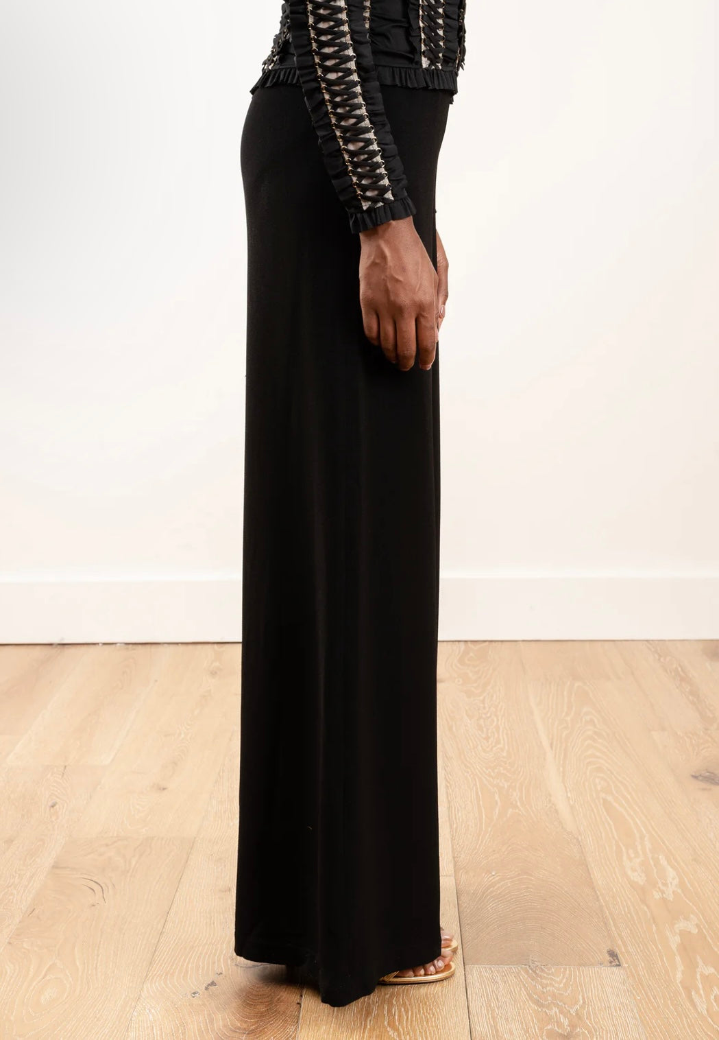 ZIMMERMANN -
espionage wide leg trouser - black