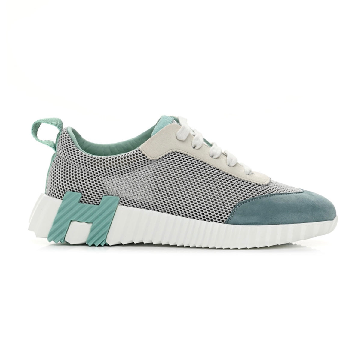 Hermes Bouncing Sneakers Air
Mesh and Suede Vert