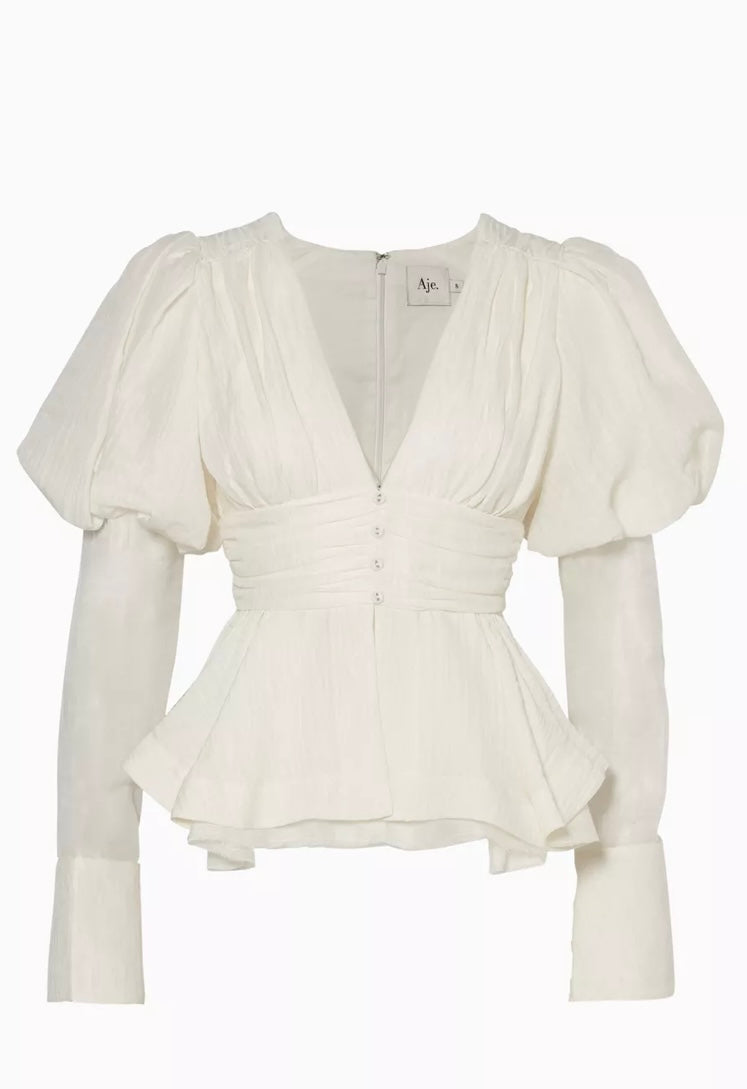 Aje - Ruffle Palpara Top