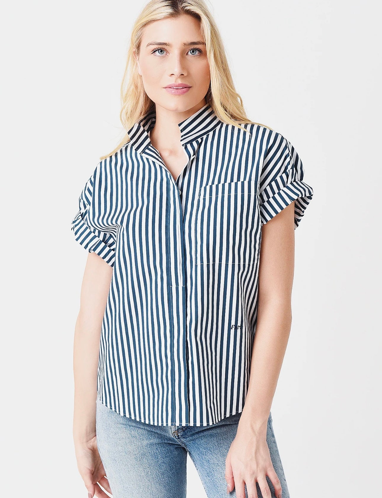 FRAME Women's Sheila Pocket Shirt