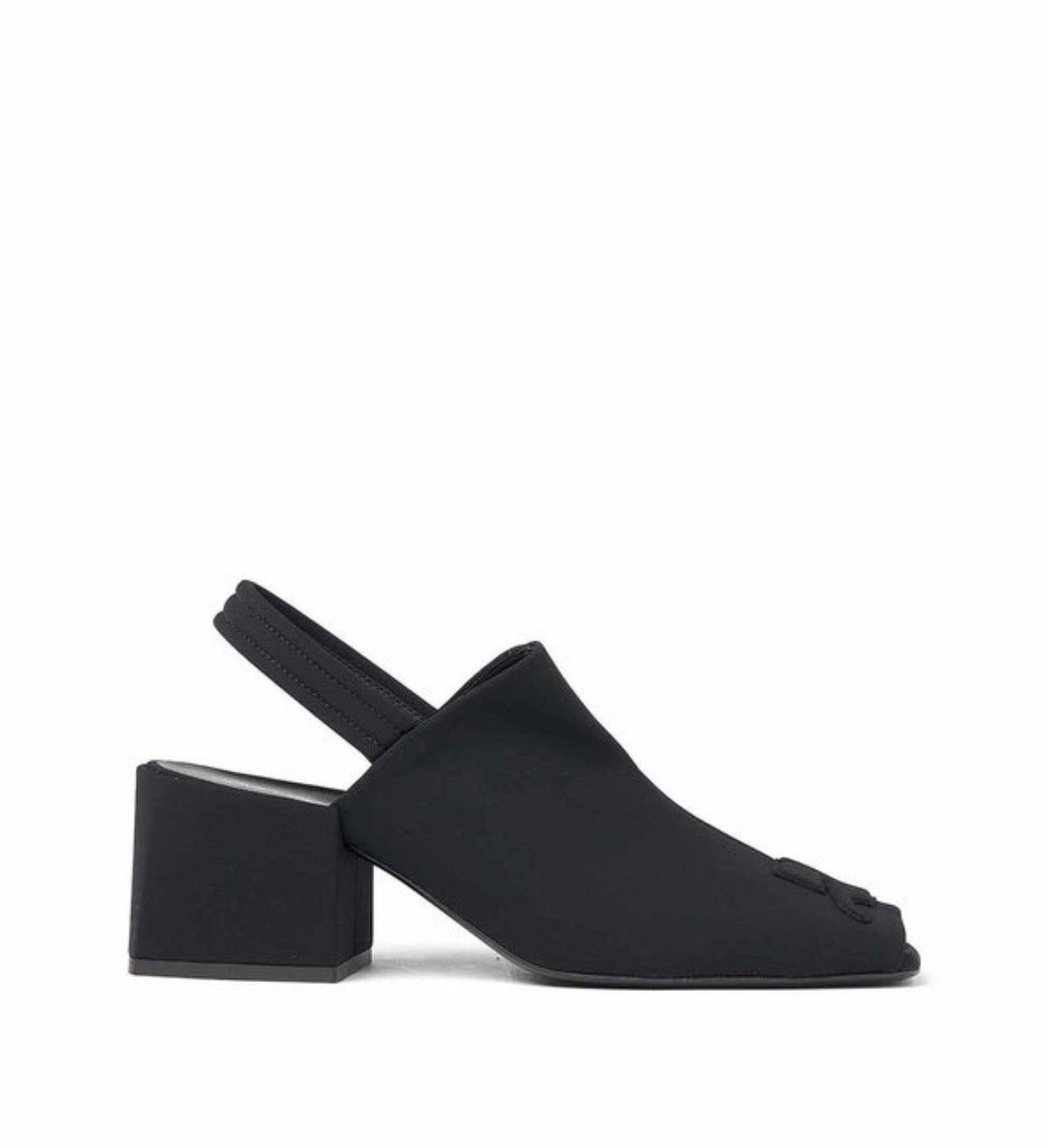 Courreges - SLINGBACK logo mules
