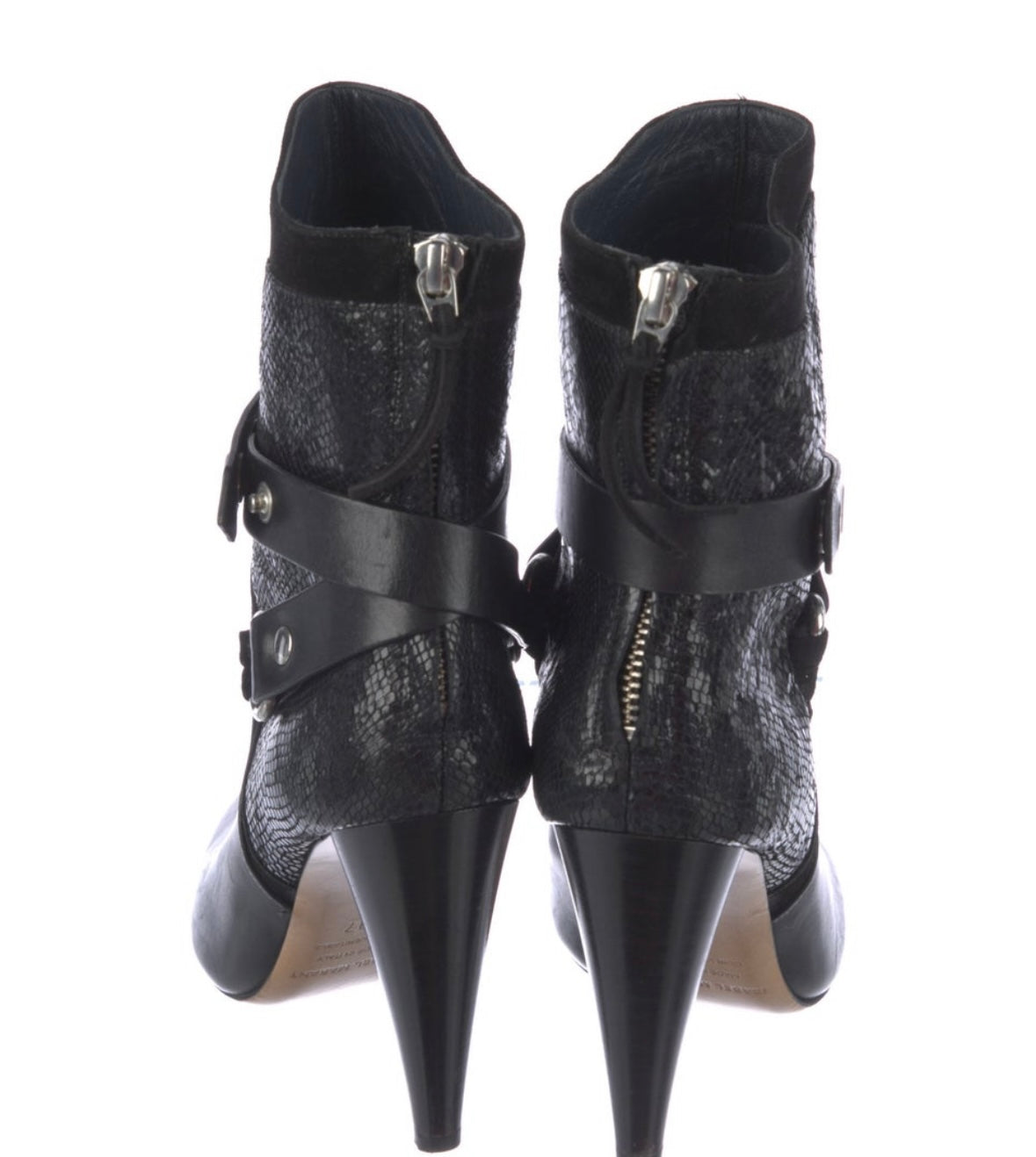 Isabel Marant- Raya Suede Trimmed Leather Boots