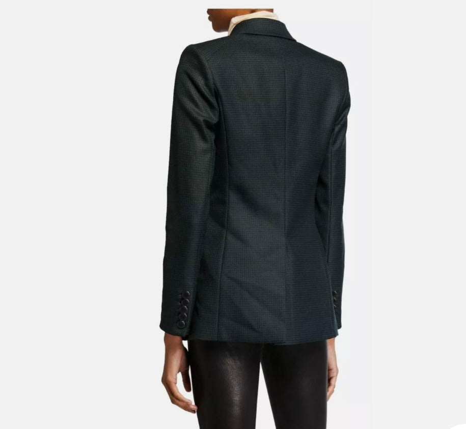 VERONICA BEARD - Jacket Green Black Houndstooth Women's