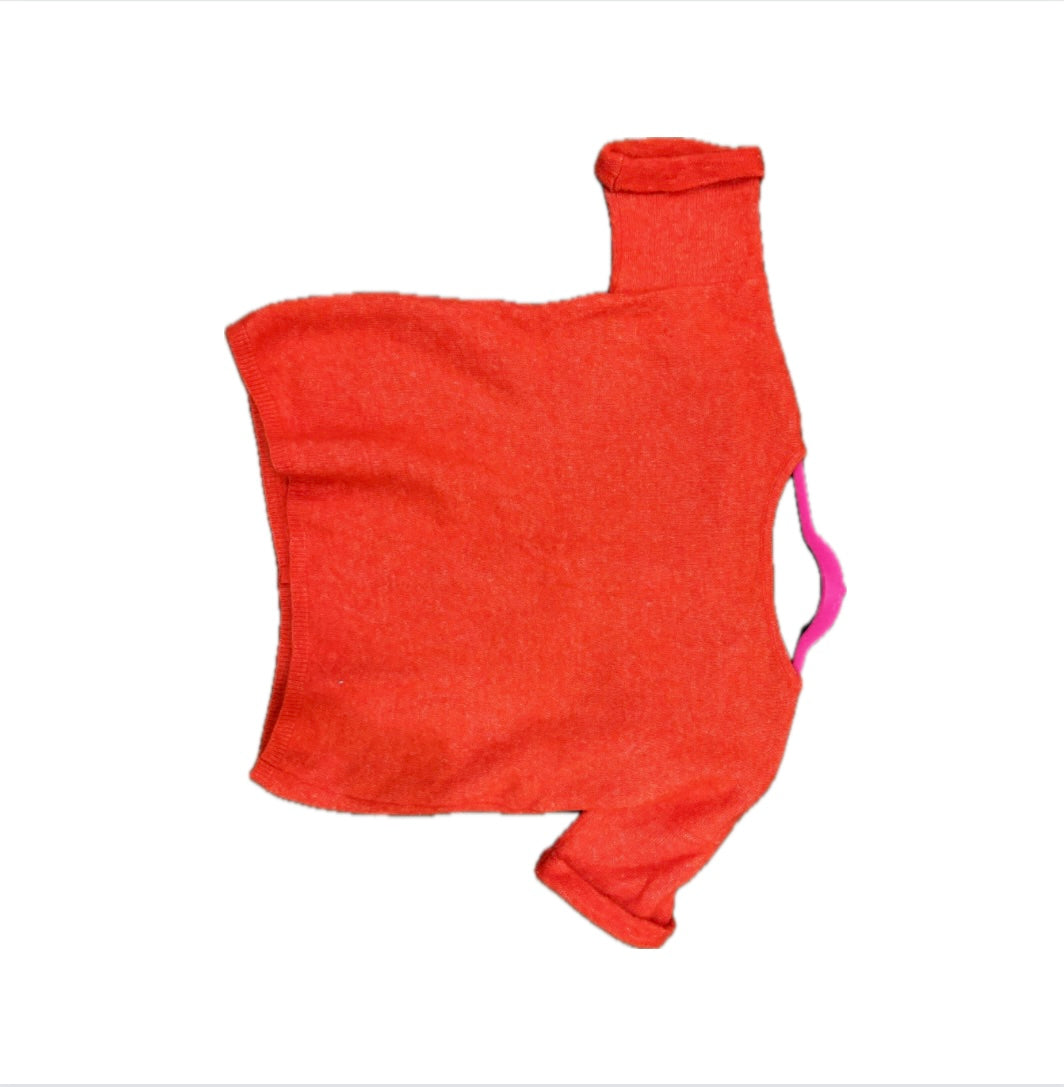 Sezane- Cardigan short sleeve with buttons in back