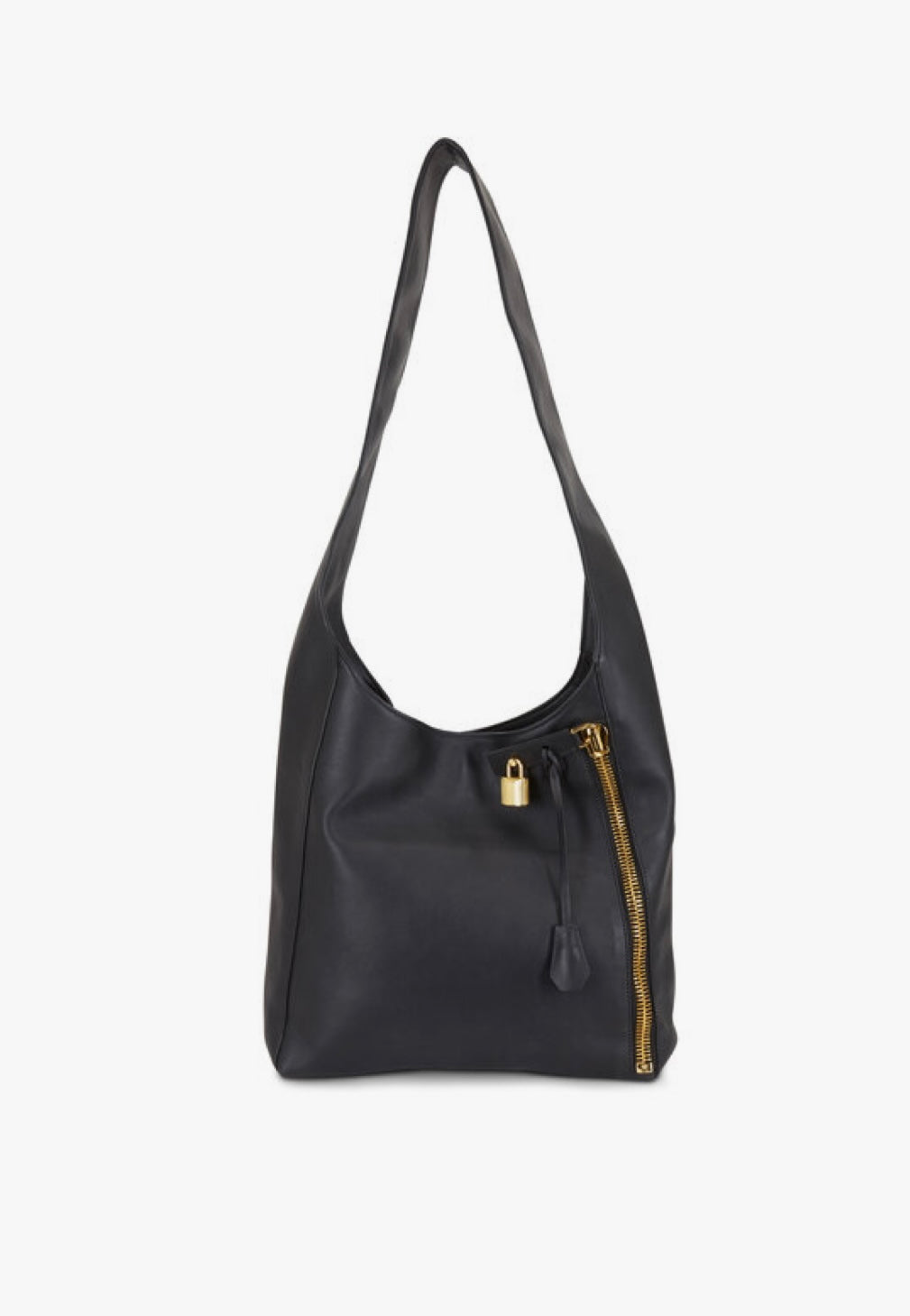 TOM FORD
Alix Black Leather Large Hobo Crossbody Bag