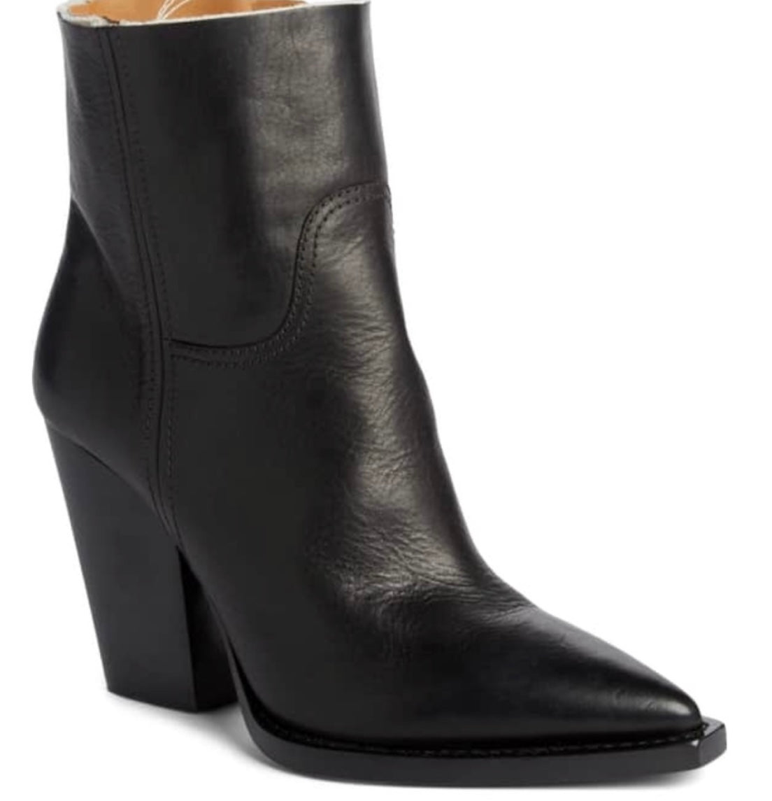 SAINT LAURENT theo 95 zip bootie